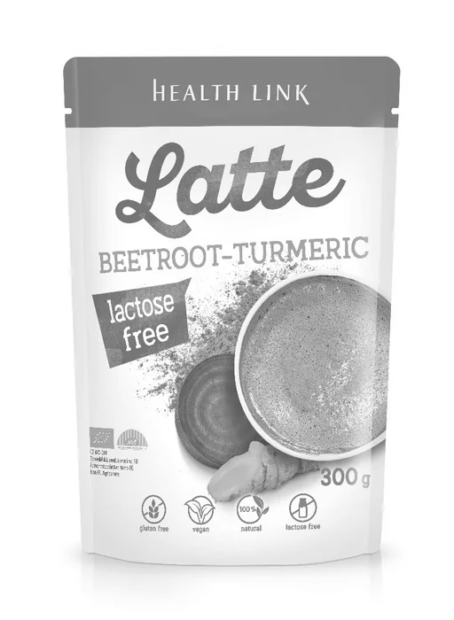 Health Link Červená řepa latte s kurkumou 300 g BIO